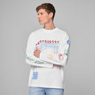 Formula 1 Tech Legacy Graphic Long Sleeve T-Shirt - White T-shirts Formula 1 