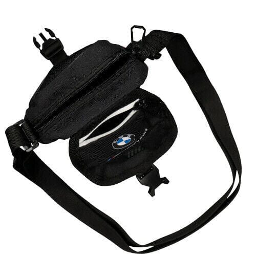 BMW Motorsport Puma Portable Small Shoulder Bag - Black Wallets BMW Motorsports 