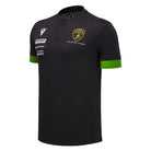 Automobili Lamborghini SC63 Hypercar Men's Team Polo Shirt - Black Polos Lamborghini Hypercar 