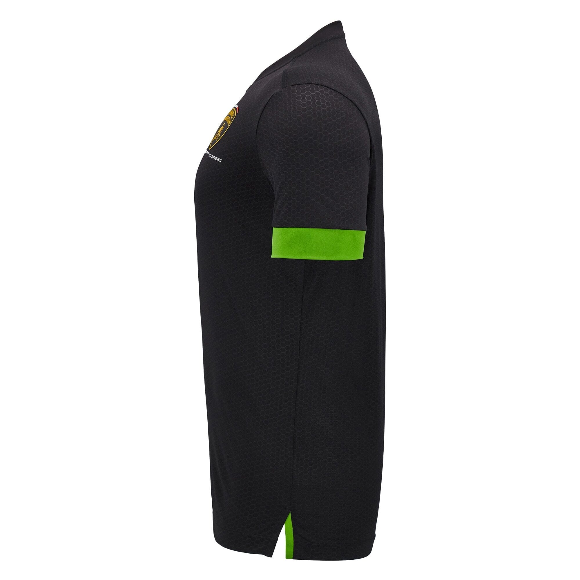 Automobili Lamborghini SC63 Hypercar Men's Team Polo Shirt - Black Polos Lamborghini Hypercar 