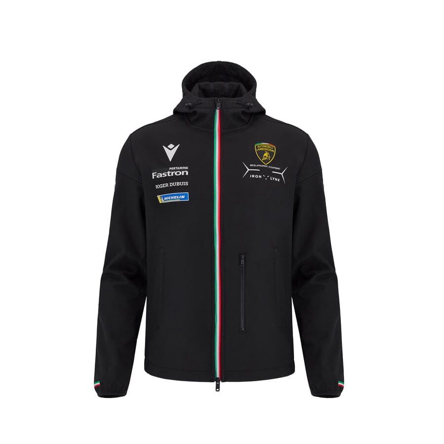 Automobili Lamborghini SC63 Hypercar Men's Team Softshell Jacket - Black Jackets Automobili Lamborghini 