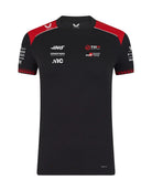 Haas Racing F1 2026 Women's Team Set Up T-Shirt - Black T-shirts Haas F1 Racing Team 
