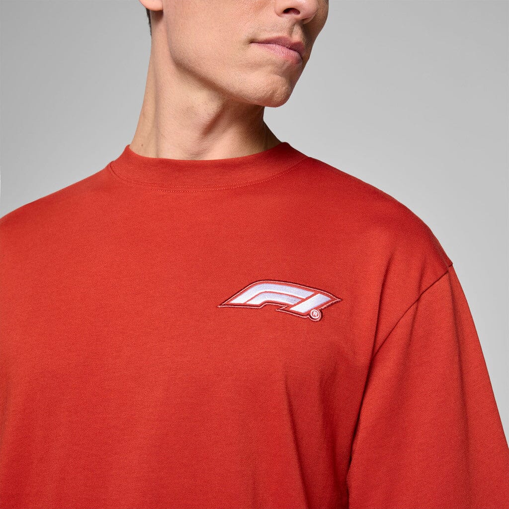 Formula 1 Tech Heritage Logo T-Shirt - Red/Black/Blue T-shirts Formula 1 