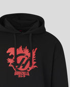 Haas Racing F1 X Godzilla Hoodie - Black Hoodies Haas F1 Racing Team 