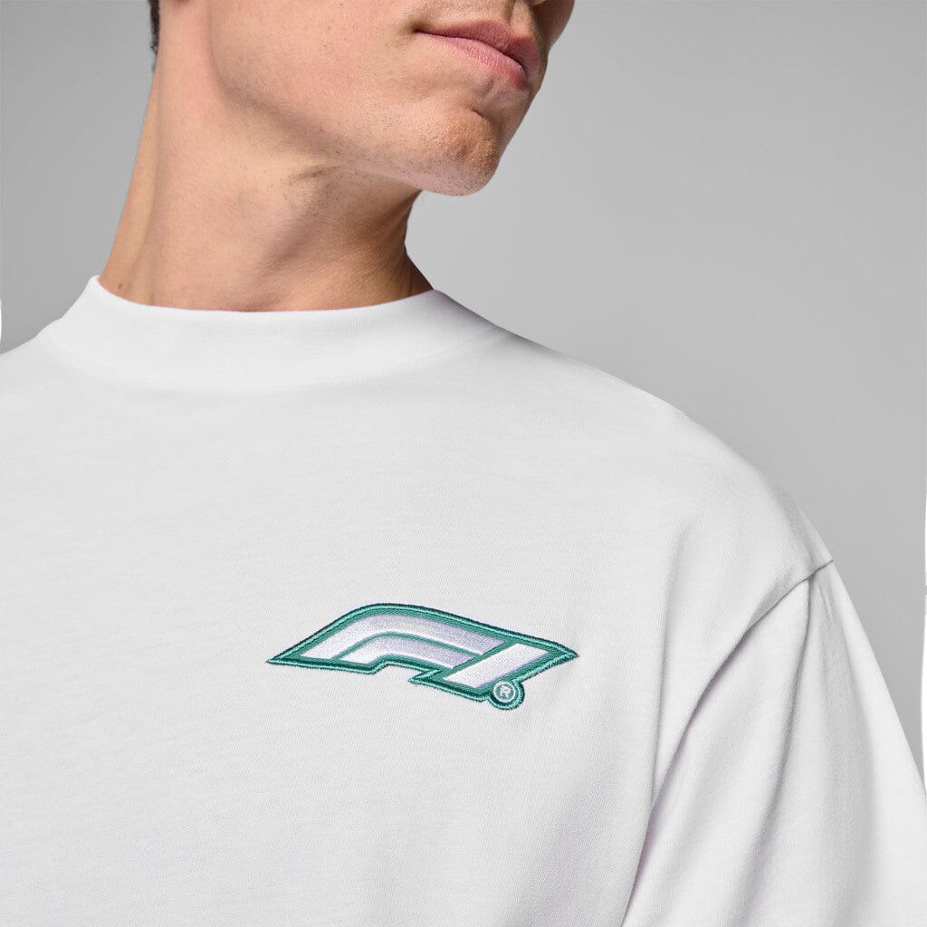 Formula 1 Tech Legacy Graphic T-Shirt - White/Black T-shirts Formula 1 