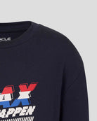 Red Bull Racing F1 Kid's Max Verstappen Front Graphic T-Shirt - Youth Navy T-shirts Red Bull Racing 