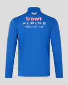 Alpine Racing F1 2026 Team 1/4 Zip Mid-Layer Sweatshirt - Lapis Blue Sweatshirt Alpine 