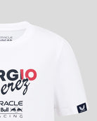 Red Bull Racing F1 Kids Sergio "Checo" Perez Flag T-Shirt - Youth White T-shirts Red Bull Racing 