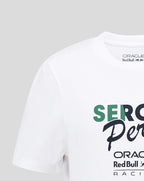 Red Bull Racing F1 Kids Sergio "Checo" Perez Flag T-Shirt - Youth White T-shirts Red Bull Racing 