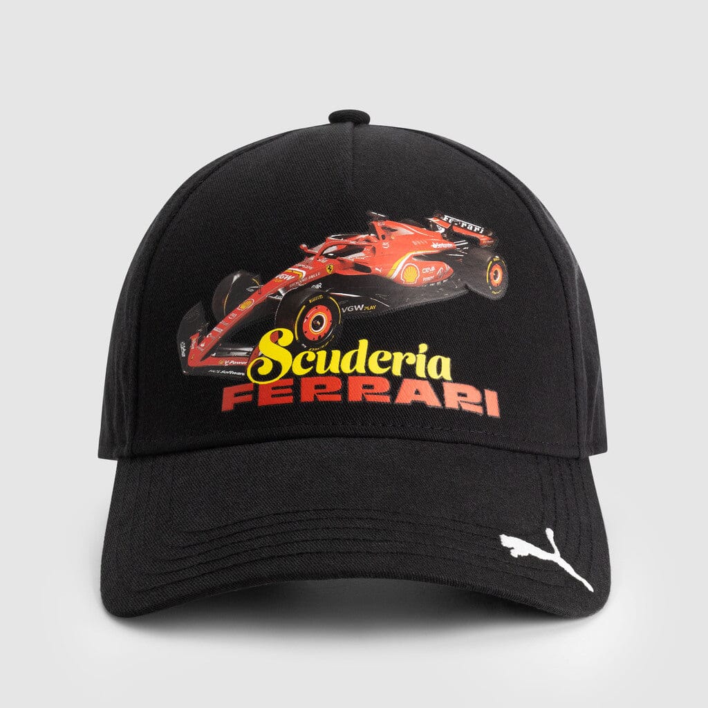 Scuderia Ferrari F1 Puma Graphic Car Hat - Black Hats Scuderia Ferrari 