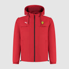 Scuderia Ferrari F1 Men's Rain Jacket -Dark Cherry/Puma Black Jackets Scuderia Ferrari XS Red 