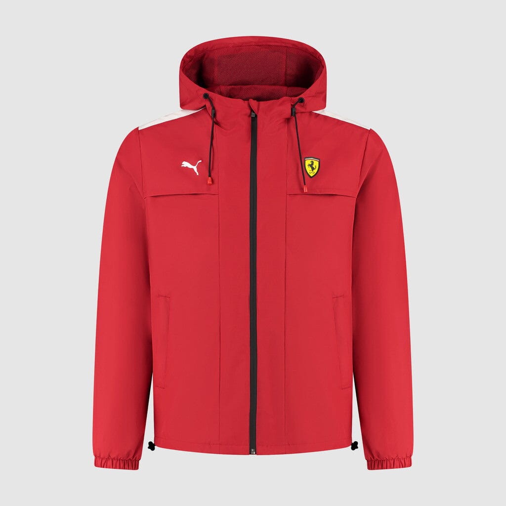 Scuderia Ferrari F1 Men's Rain Jacket -Dark Cherry/Puma Black Jackets Scuderia Ferrari XS Red 