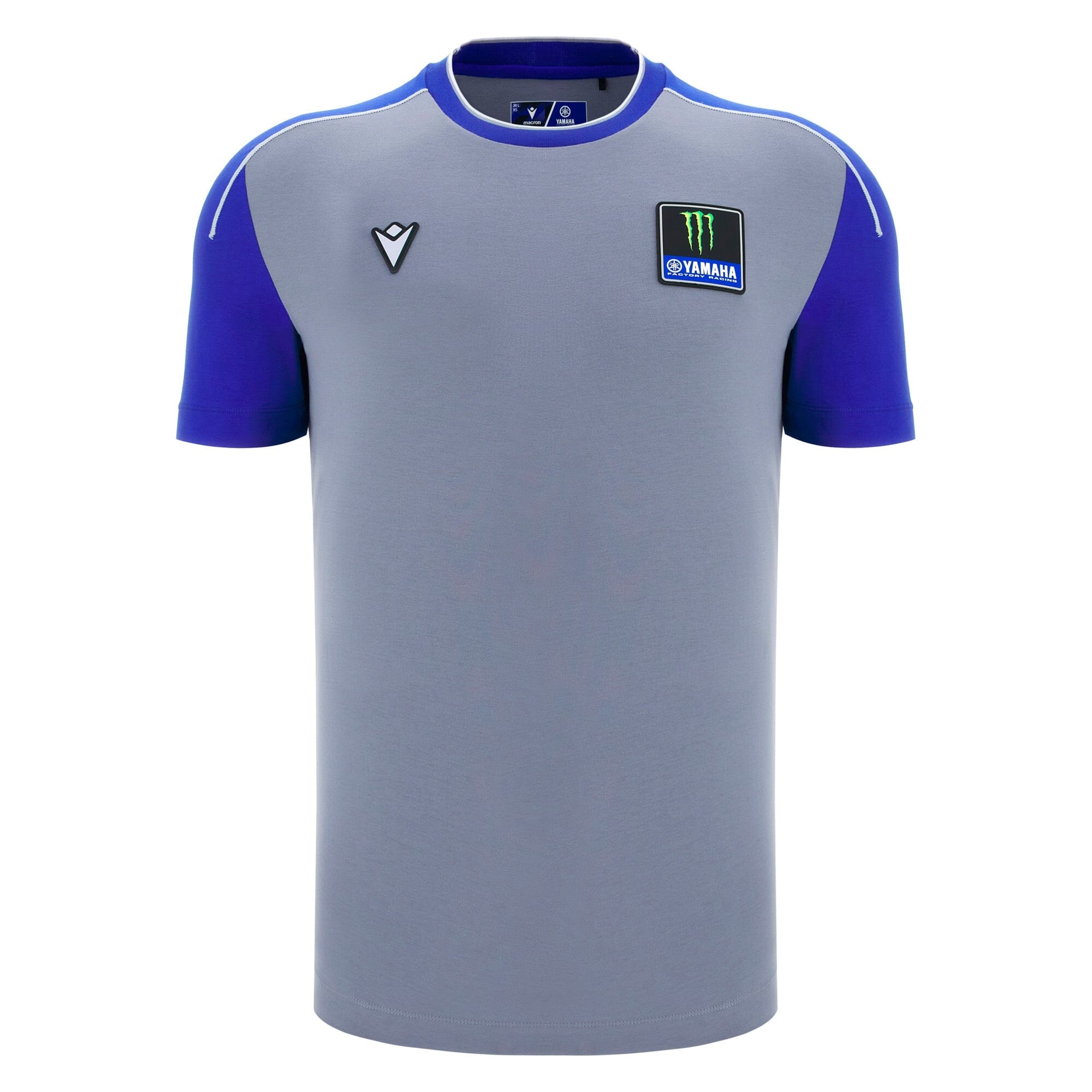 Monster Energy Yamaha Men's Travel T-Shirt - Gray T-shirts Yamaha Racing 