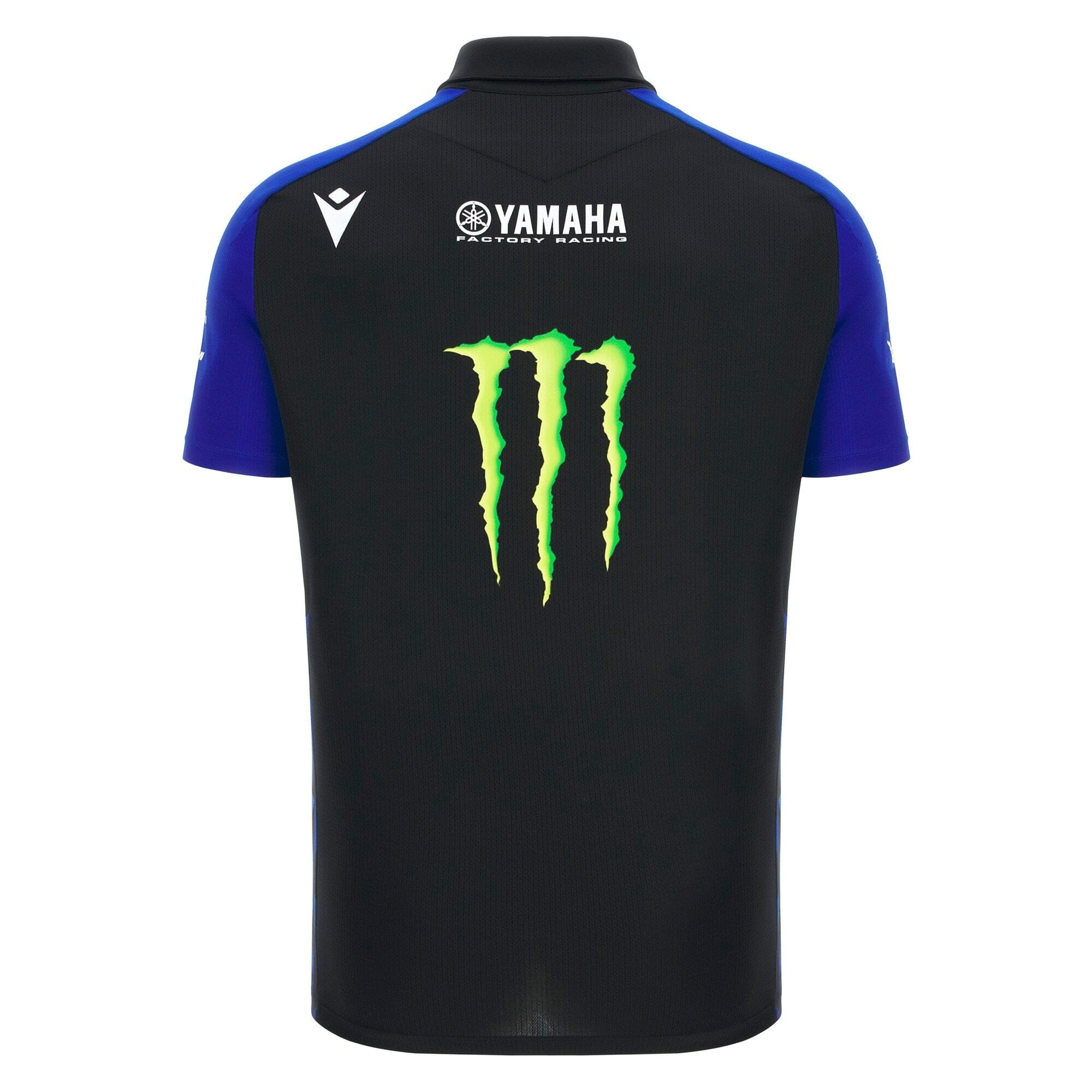 Monster Energy Yamaha 2026 Men's Team Replica Polo Shirt - Black Polos Yamaha Racing 