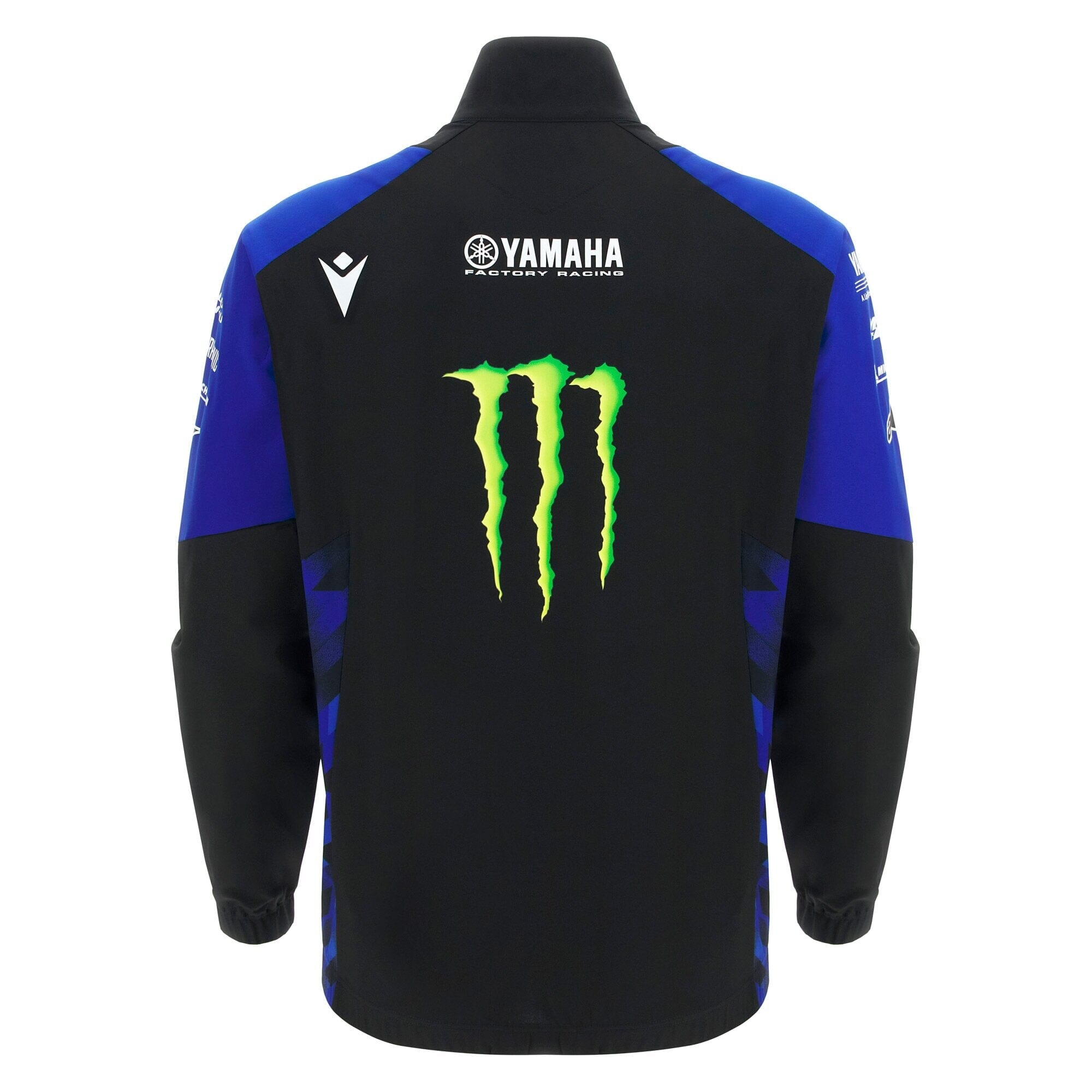 Monster Energy Yamaha Men's 2026 Team Full Zip Sweatshirt - Black Sweatshirt Yamaha Racing 