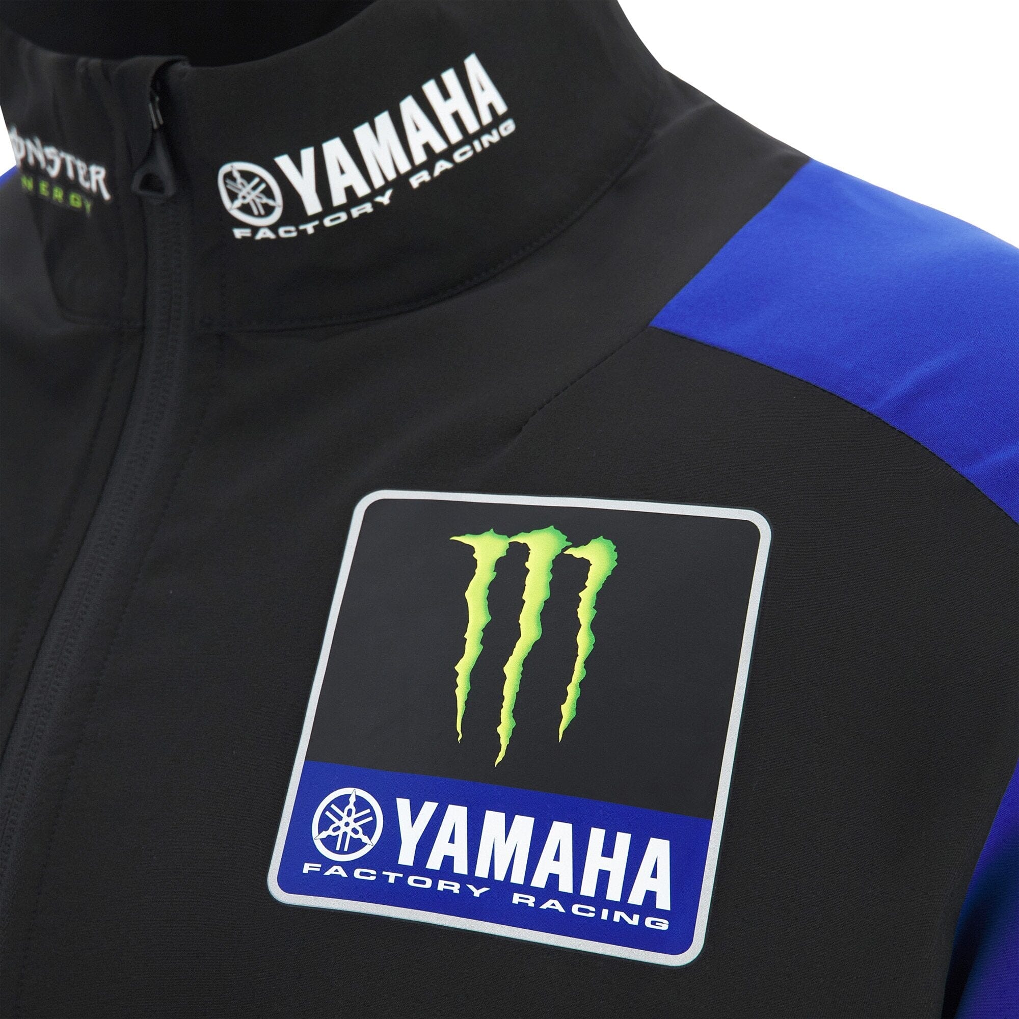 Monster Energy Yamaha Men's 2026 Team Full Zip Sweatshirt - Black Sweatshirt Yamaha Racing 
