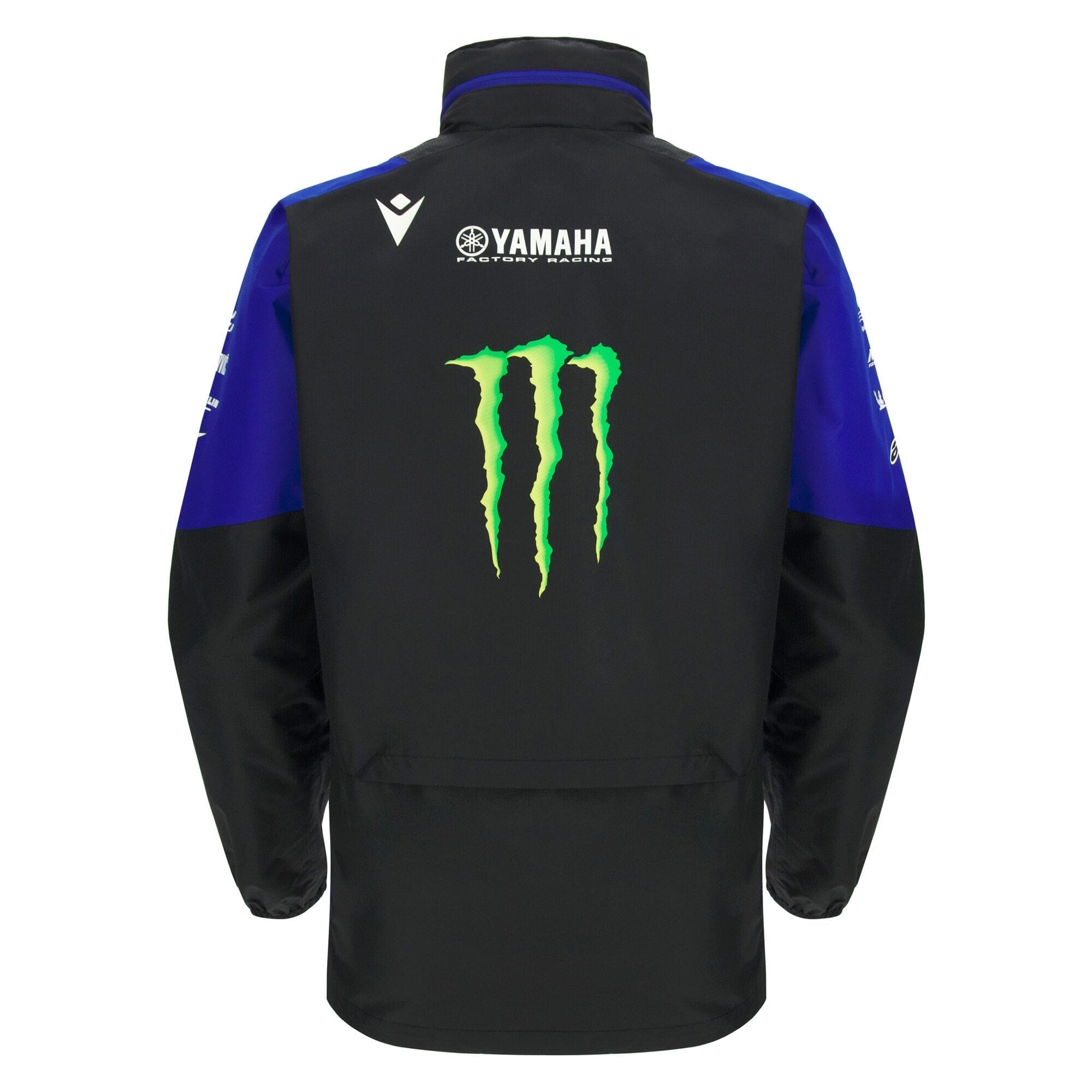 Monster Energy Yamaha Men's Team Rain Jacket - Black Jackets Yamaha Racing 