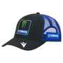 Monster Energy Yamaha 2026 Team Trucker Hat - Black/Blue Hats Yamaha Racing 