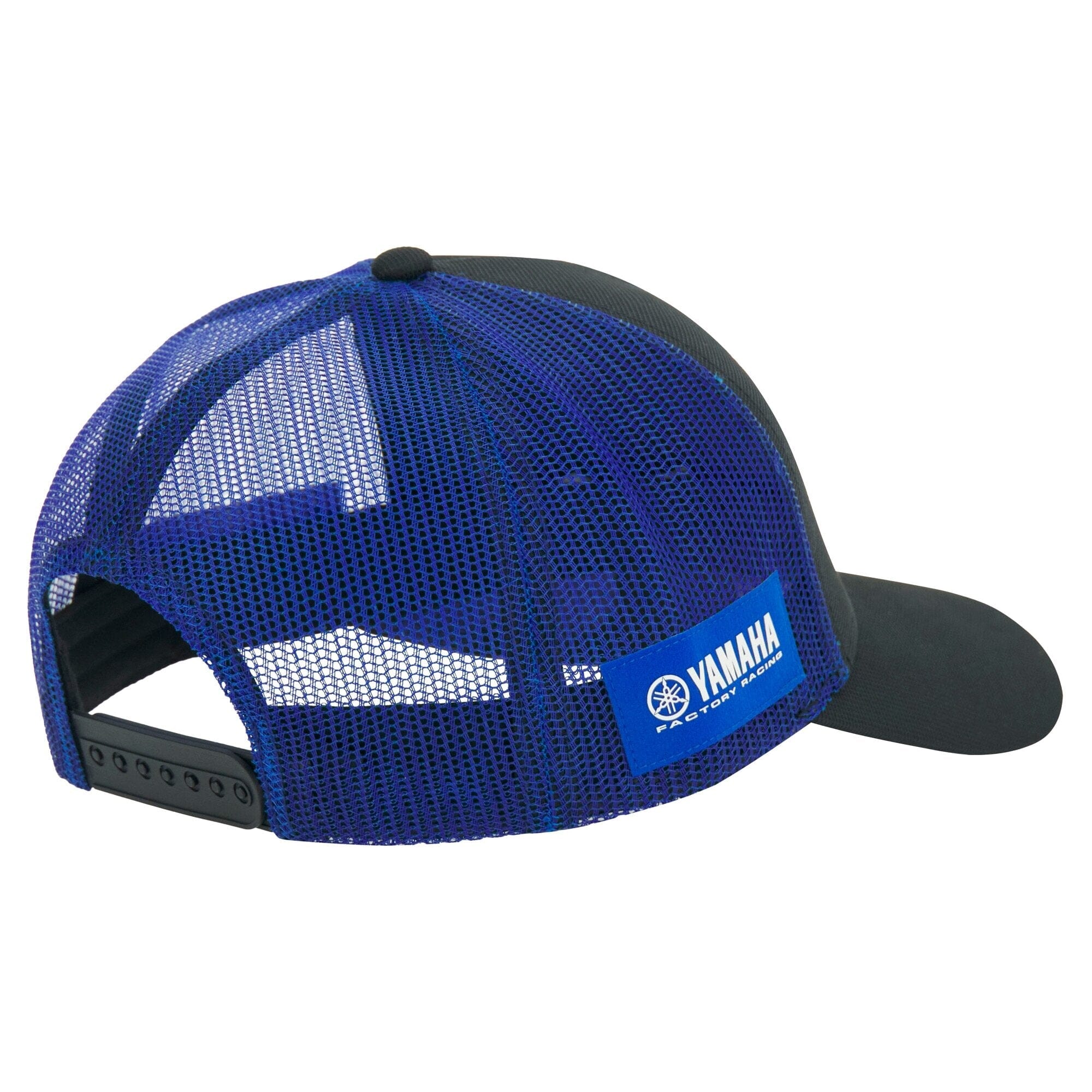 Monster Energy Yamaha 2026 Team Trucker Hat - Black/Blue Hats Yamaha Racing 