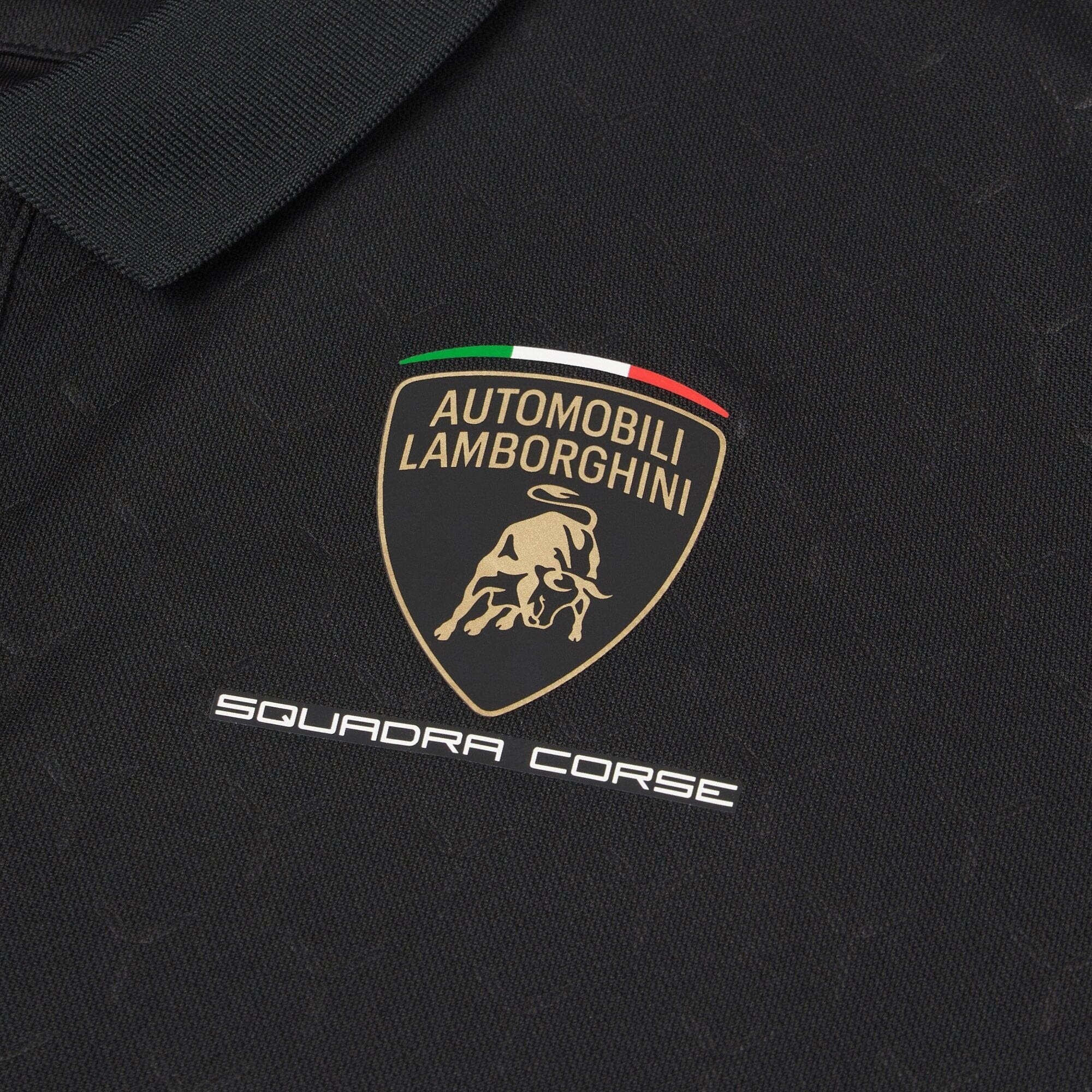 Automobili Lamborghini Squadra Corse 2026 Kids Team Polo Shirt - White/Black Polos Automobili Lamborghini 