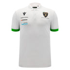 Automobili Lamborghini Squadra Corse 2026 Men's Team Polo Shirt - White/Black Polos Automobili Lamborghini S White 