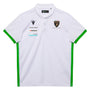Automobili Lamborghini Squadra Corse 2026 Kids Team Polo Shirt - White/Black Polos Automobili Lamborghini S White 