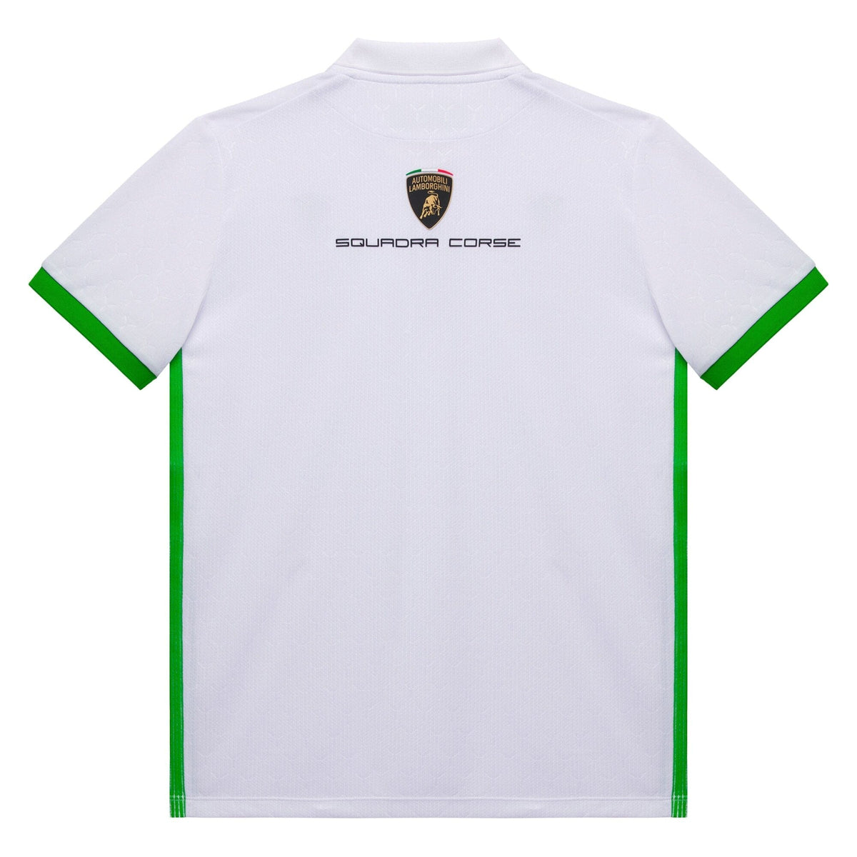 Automobili Lamborghini Squadra Corse 2026 Kids Team Polo Shirt - White/Black Polos Automobili Lamborghini 