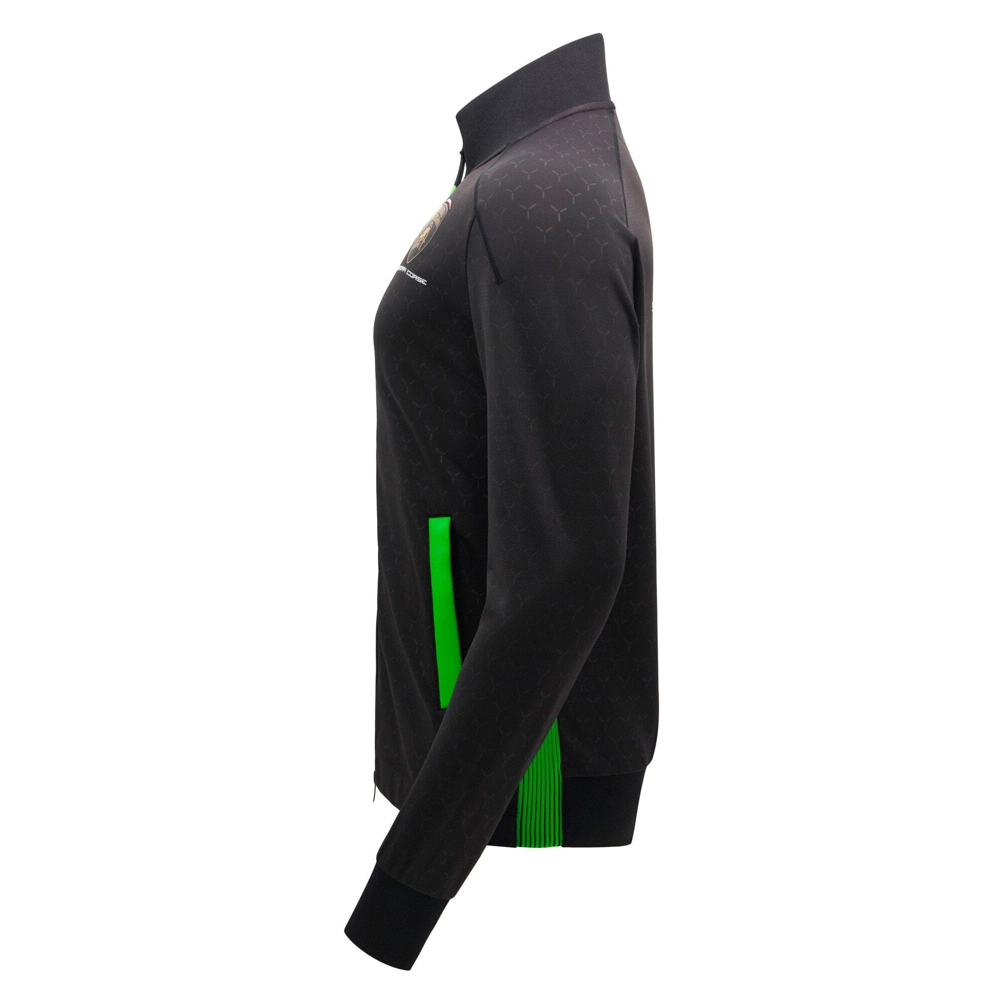 Automobili Lamborghini Squadra Corse 2026 Men's Full Zip Sweatshirt - Black Sweatshirt Automobili Lamborghini 