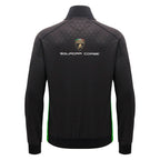 Automobili Lamborghini Squadra Corse 2026 Men's Full Zip Sweatshirt - Black Sweatshirt Automobili Lamborghini 