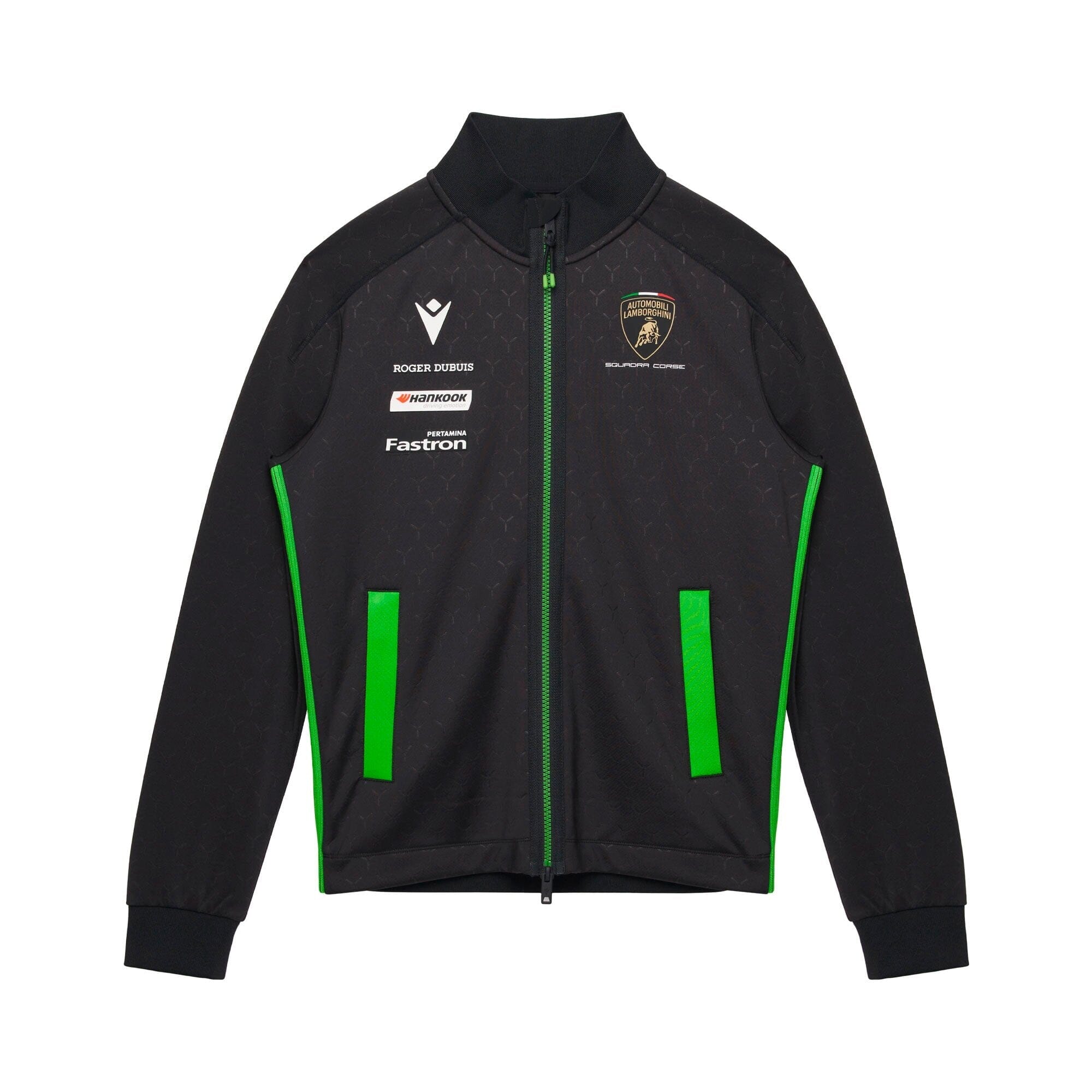 Automobili Lamborghini Squadra Corse 2026 Kids Full Zip Sweatshirt - Black Sweatshirt Automobili Lamborghini 
