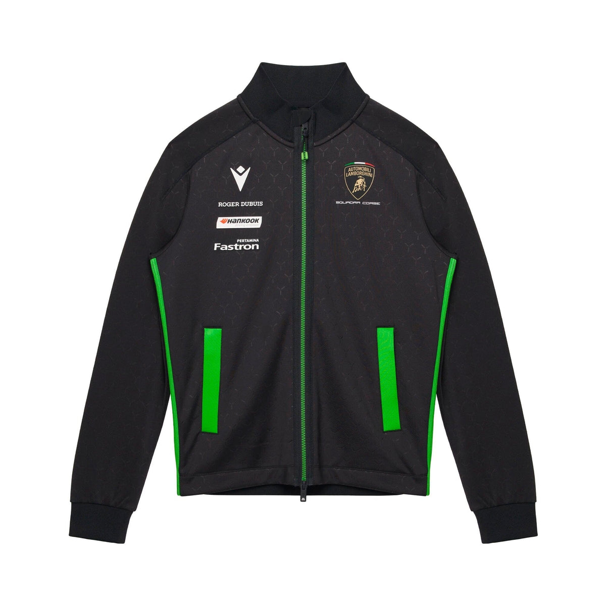 Automobili Lamborghini Squadra Corse 2026 Kids Full Zip Sweatshirt - Black Sweatshirt Automobili Lamborghini 