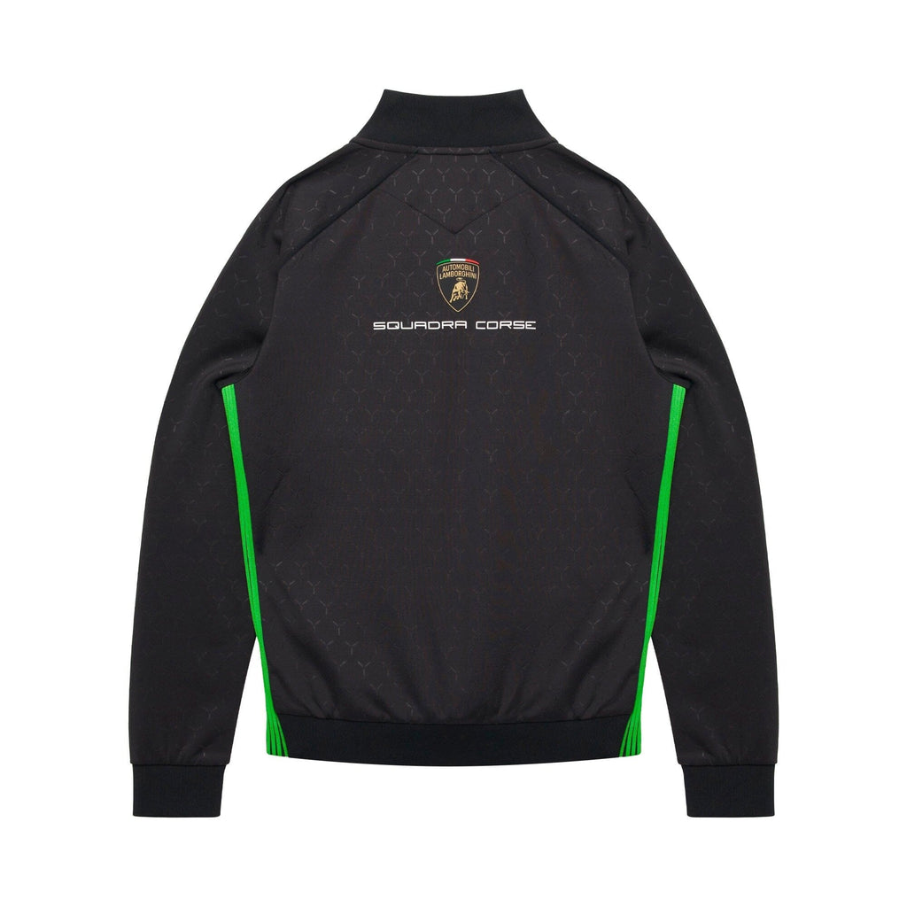 Automobili Lamborghini Squadra Corse 2026 Kids Full Zip Sweatshirt - Black Sweatshirt Automobili Lamborghini 