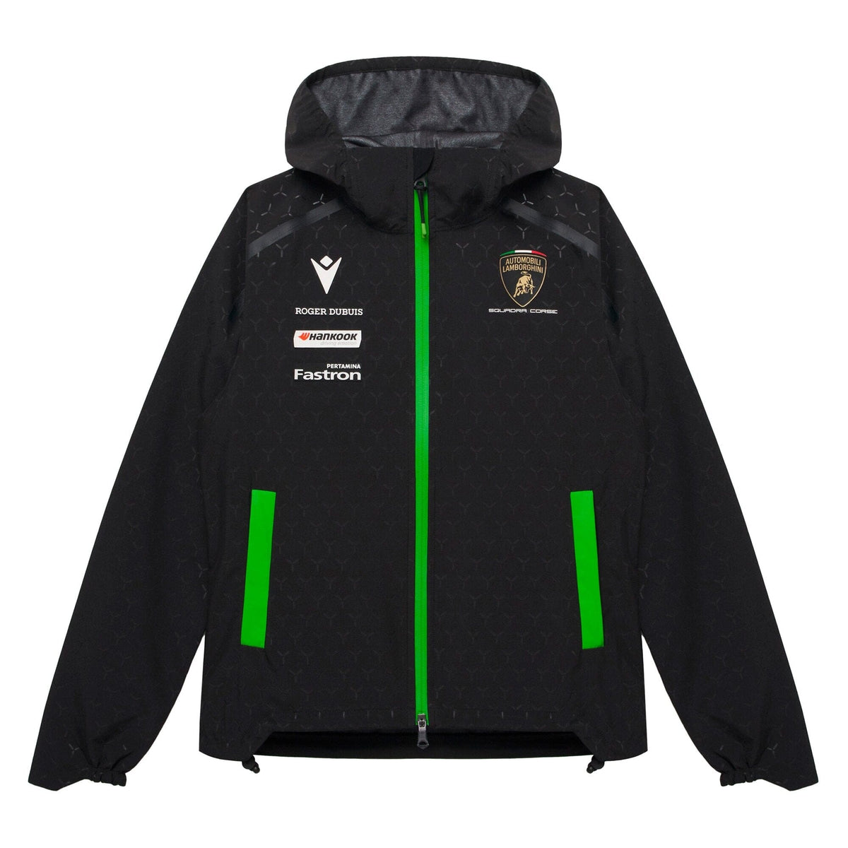 Automobili Lamborghini Squadra Corse 2026 Kids Rain Jacket - Black Jackets Automobili Lamborghini 