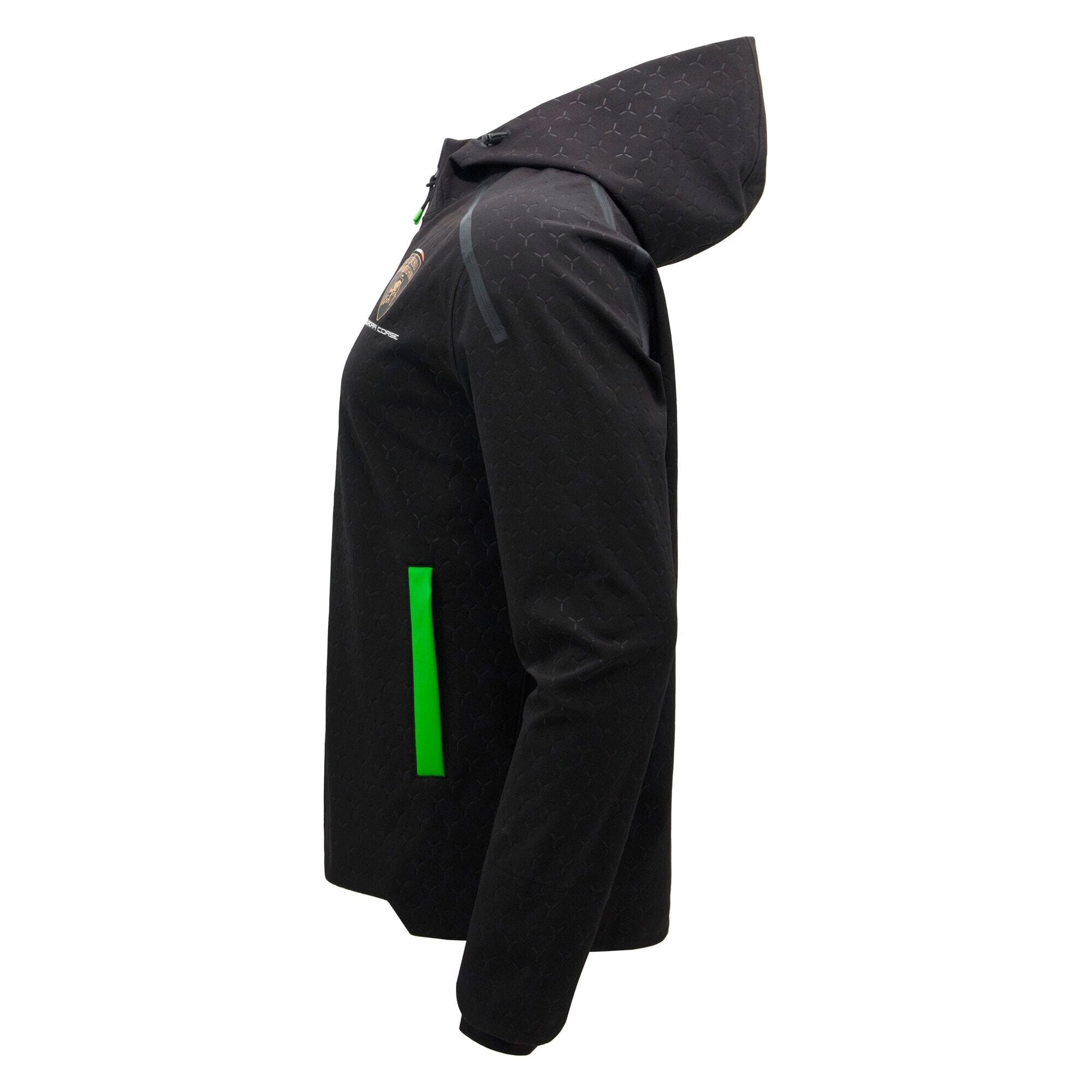 Automobili Lamborghini Squadra Corse 2026 Men's Softshell Jacket - Black Jackets Automobili Lamborghini 