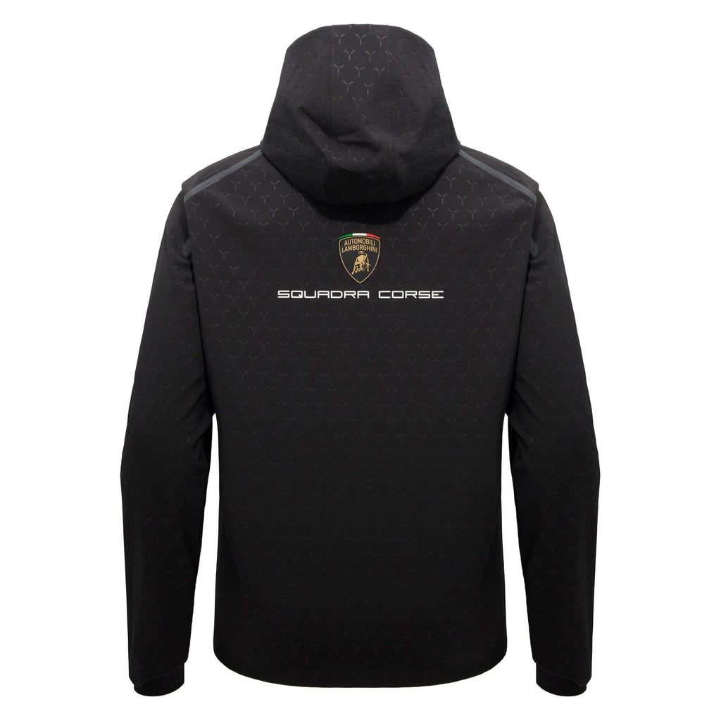 Automobili Lamborghini Squadra Corse 2026 Men's Softshell Jacket - Black Jackets Automobili Lamborghini 