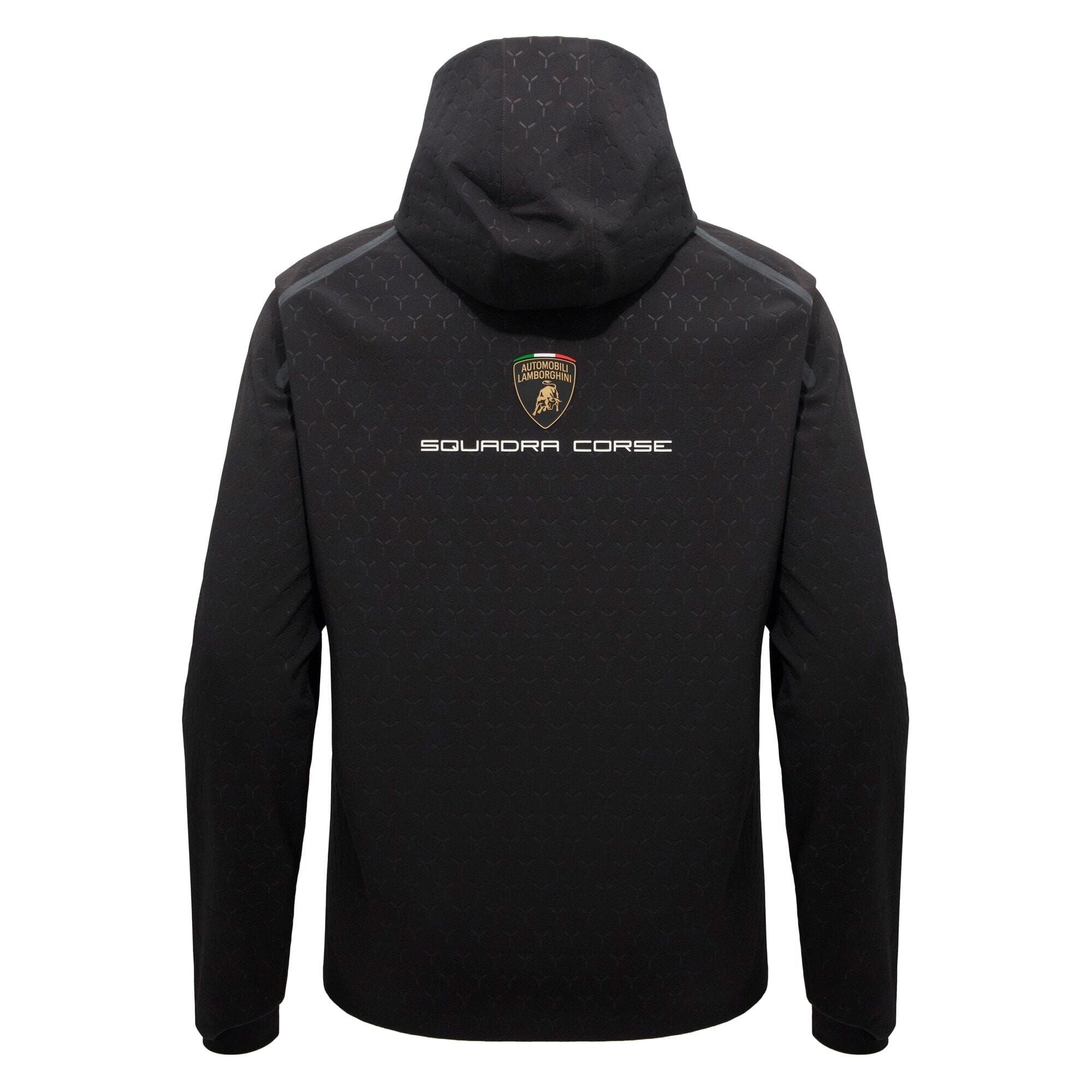 Automobili Lamborghini Squadra Corse 2026 Men's Softshell Jacket - Black Jackets Automobili Lamborghini 