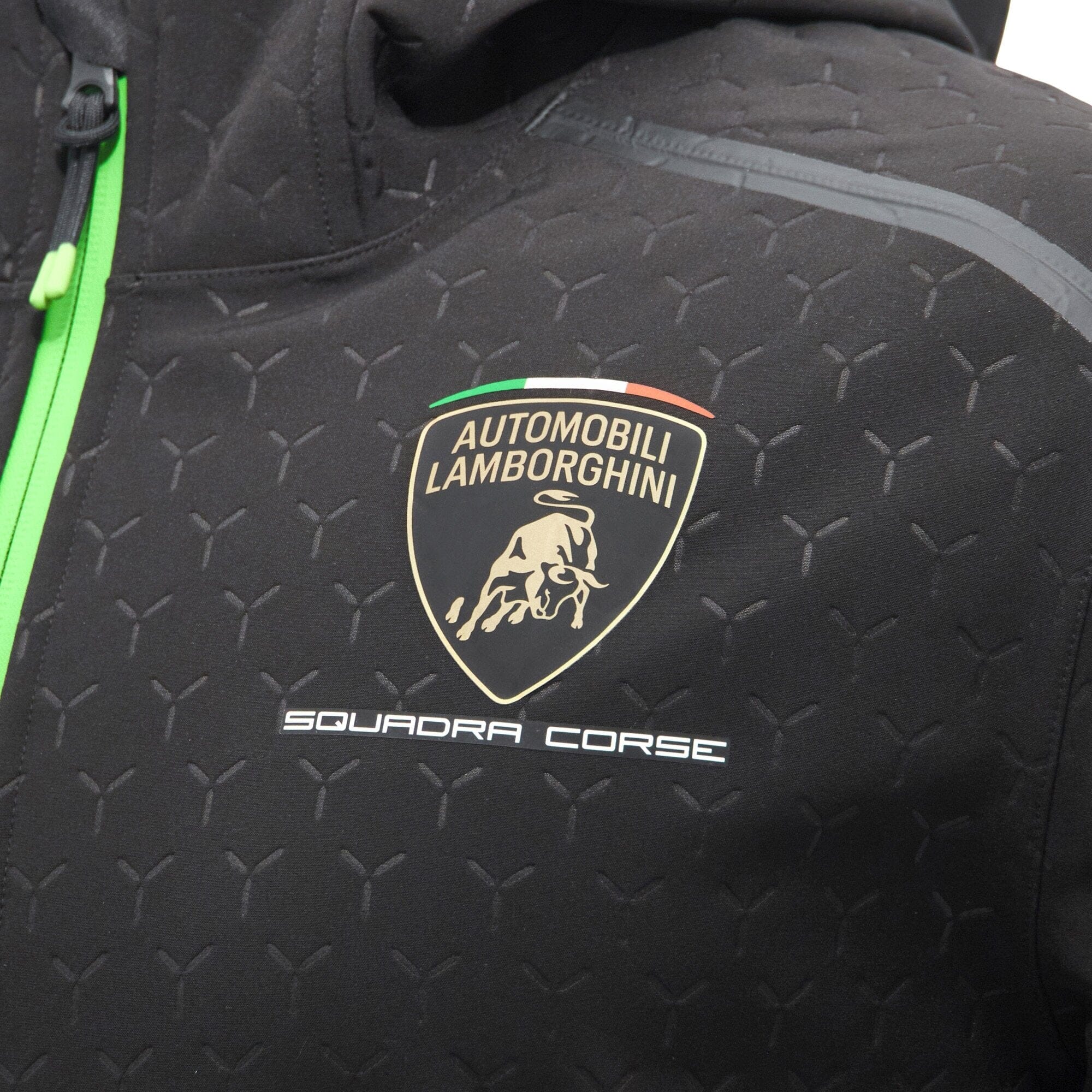 Automobili Lamborghini Squadra Corse 2026 Men's Softshell Jacket - Black Jackets Automobili Lamborghini 