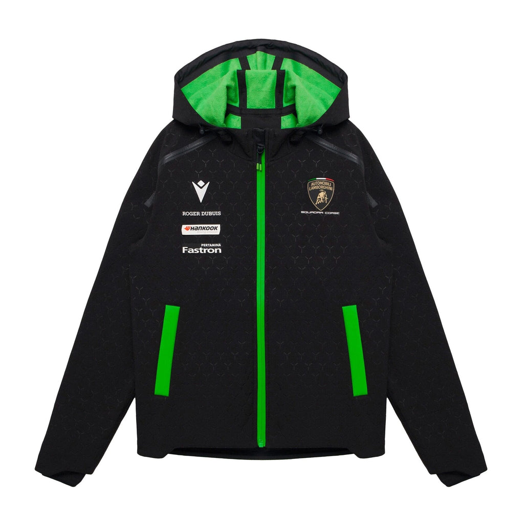 Automobili Lamborghini Squadra Corse 2026 Kids Softshell Jacket - Black Jackets Automobili Lamborghini 