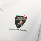 Automobili Lamborghini Squadra Corse 2026 Women's Team Polo Shirt - White/Black Polos Automobili Lamborghini 
