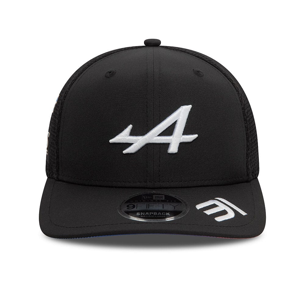 Alpine Racing F1 2024 New Era 9Fifty Esteban Ocon Team Hat - Black Hats Alpine 