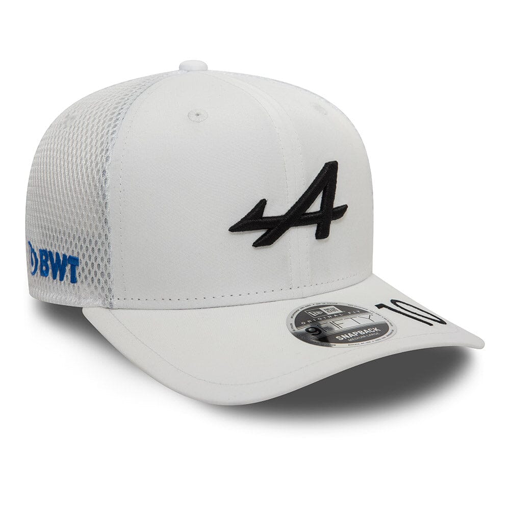 Alpine Racing F1 2024 New Era 9Fifty Pierre Gasly Team Hat - White Hats Alpine 