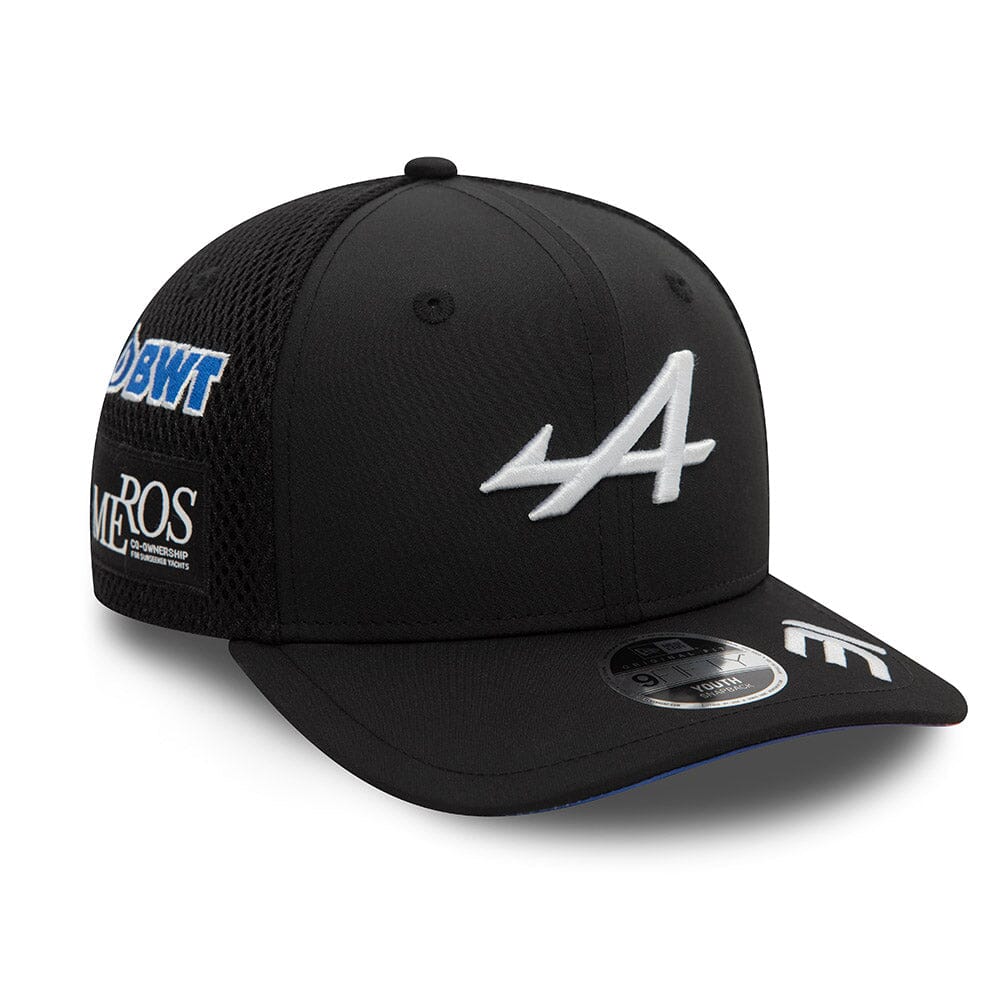 Alpine Racing F1 2024 Kids New Era 9Fifty Esteban Ocon Team Hat - Youth Black Hats Alpine 