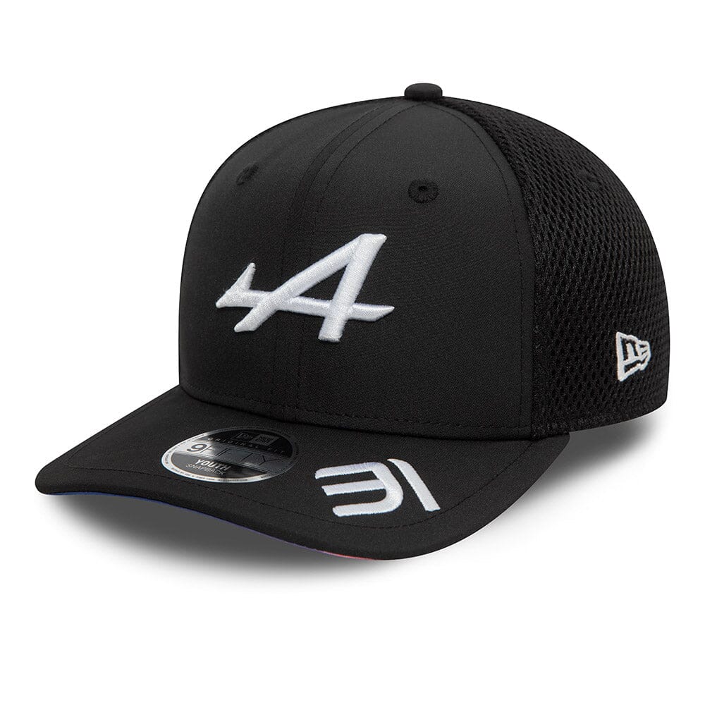 Alpine Racing F1 2024 Kids New Era 9Fifty Esteban Ocon Team Hat - Youth Black Hats Alpine 