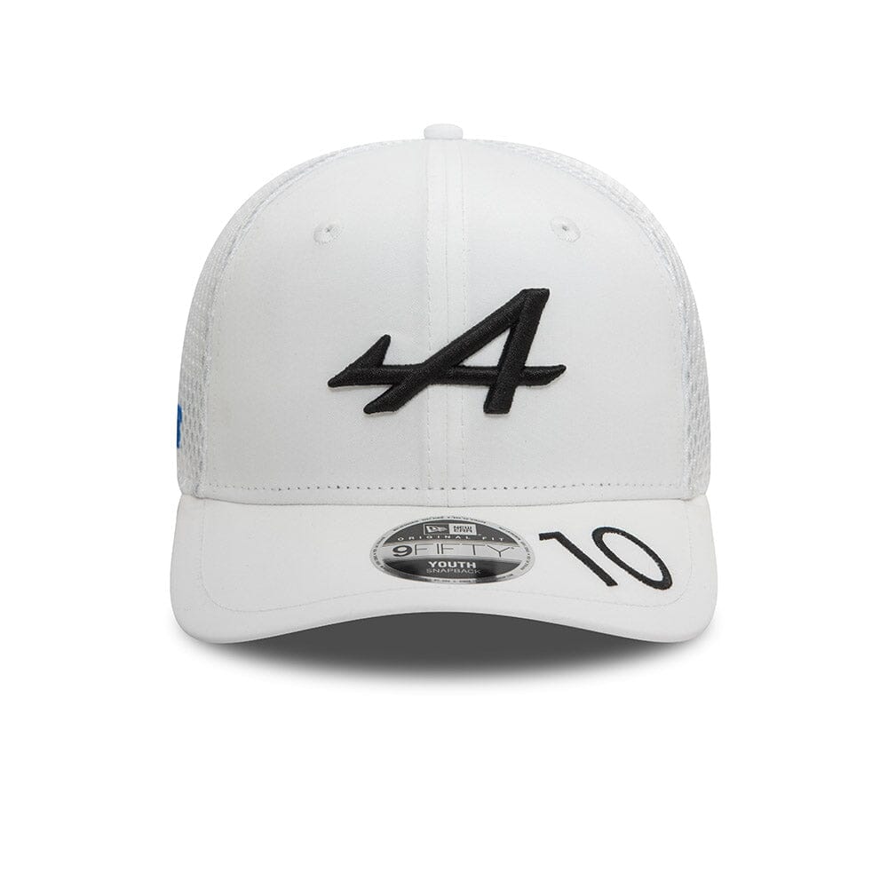 Alpine Racing F1 2024 Kids New Era 9Fifty Pierre Gasly Team Hat - Youth White Hats Alpine 