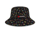 Haas Racing F1 Special Edition Vegas GP New Era Tapered Bucket Hat - Black Hats Haas F1 Racing Team 