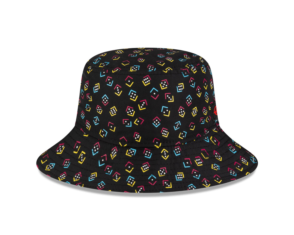 Haas Racing F1 Special Edition Vegas GP New Era Tapered Bucket Hat - Black Hats Haas F1 Racing Team 