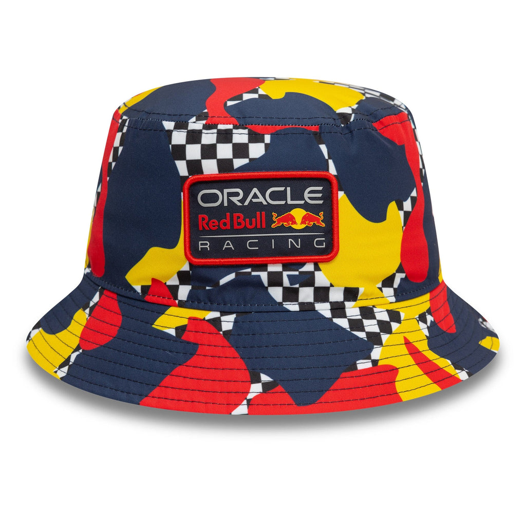 Red Bull Racing F1 New Era Abstract Tapered Bucket Hat Hats Red Bull Racing 