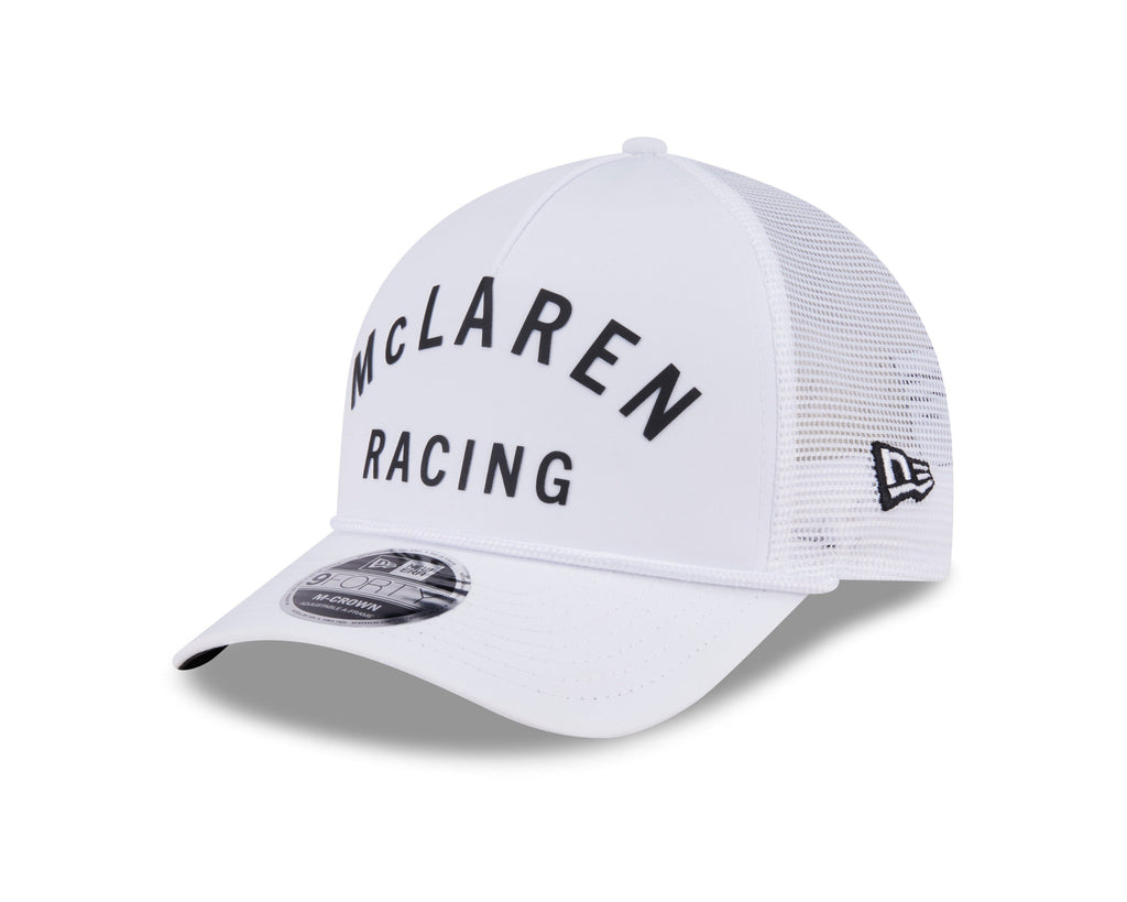 McLaren Racing F1 New Era 9Forty M-Crown Hat - White/Stealth/Black Hats McLaren White 