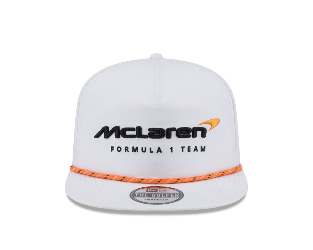 McLaren Racing New Era Golfer Performance Hat - White Hats McLaren 