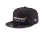 McLaren Racing F1 New Era 9Fifty Split Panel Flat Brim Hat - Stealth Black/Phantom Hats McLaren Gray 